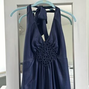 Trina Turk navy formal gown